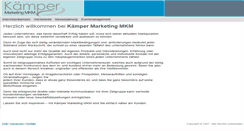 Desktop Screenshot of kaemper-marketing.com